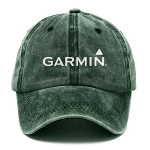 Garmin Fishing AU Exclusive Logo Washed Cotton Baseball Cap - Printed With Box HOFS070525AU1GA - Green