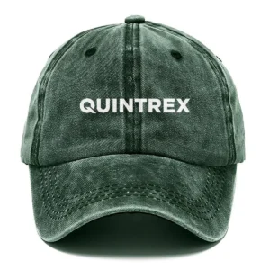 Quintrex Fishing AU Exclusive Logo Washed Cotton Baseball Cap - Printed With Box HOFS070525AU1QTX - Green