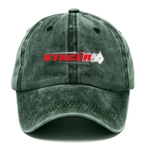 Stacer Fishing AU Exclusive Logo Washed Cotton Baseball Cap - Printed With Box HOFS070525AU1STC - Green
