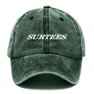 Surtees Fishing AU Exclusive Logo Washed Cotton Baseball Cap - Printed With Box HOFS070525AU1SUB - Green