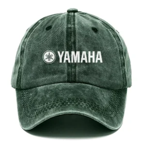 Yamaha Marine Fishing AU Exclusive Logo Washed Cotton Baseball Cap - Printed With Box HOFS070525AU1YMM - Green