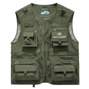 Bayliner Fishing AU Exclusive Logo Quick Drying Vest HOFS150525A02BYL - Green