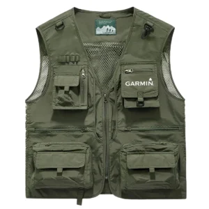 Garmin Fishing AU Exclusive Logo Quick Drying Vest HOFS150525A02GA - Green