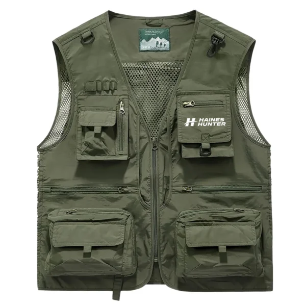 Haines Hunter Fishing AU Exclusive Logo Quick Drying Vest HOFS150525A02HHT - Green
