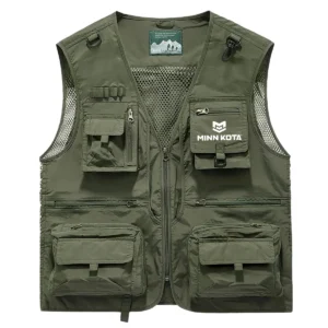 Minn Kota Fishing AU Exclusive Logo Quick Drying Vest HOFS150525A02MNK - Green