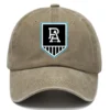 Port Adelaide Power AFL Exclusive Logo Washed Cotton Baseball Cap - Printed With Box HOAFL100525BC01PORT - Khaki