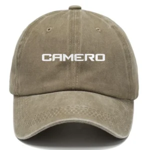Camero Fishing AU Exclusive Logo Washed Cotton Baseball Cap - Printed With Box HOFS070525AU1CMR - Khaki