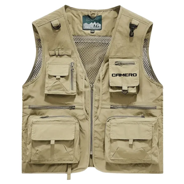 CruiseCraft Fishing AU Exclusive Logo Quick Drying Vest HOFS150525A02CCB - Khaki