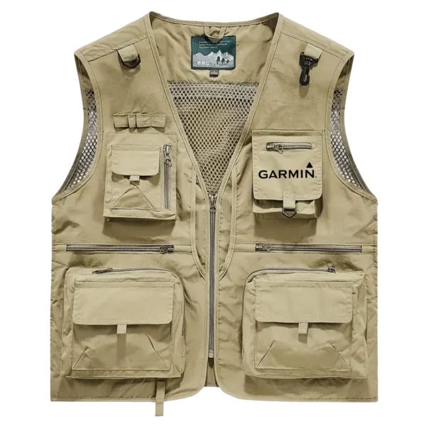 Garmin Fishing AU Exclusive Logo Quick Drying Vest HOFS150525A02GA - Khaki