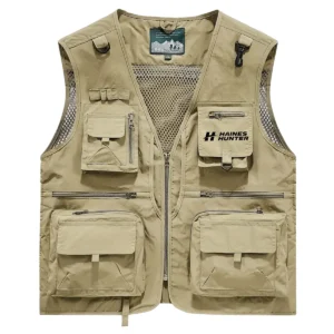 Haines Hunter Fishing AU Exclusive Logo Quick Drying Vest HOFS150525A02HHT - Khaki