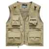 Yamaha Marine Fishing AU Exclusive Logo Quick Drying Vest HOFS150525A02YMM - Khaki