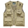Yellowfin Plate Fishing AU Exclusive Logo Quick Drying Vest HOFS150525A02YPB - Khaki
