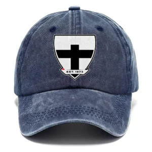 St Kilda Saints AFL Exclusive Logo Washed Cotton Baseball Cap - Printed With Box HOAFL100525BC01STK - Navy