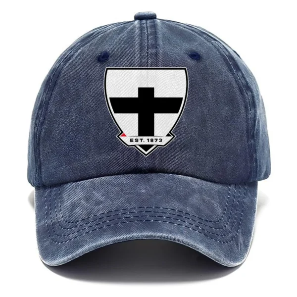 St Kilda Saints AFL Exclusive Logo Washed Cotton Baseball Cap - Printed With Box HOAFL100525BC01STK - Navy