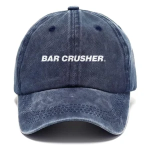 Bar Crusher Fishing AU Exclusive Logo Washed Cotton Baseball Cap - Printed With Box HOFS070525AU1BCR - Navy