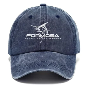 Formosa Marine Fishing AU Exclusive Logo Washed Cotton Baseball Cap - Printed With Box HOFS070525AU1FOM - Navy