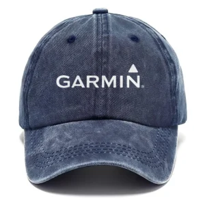 Garmin Fishing AU Exclusive Logo Washed Cotton Baseball Cap - Printed With Box HOFS070525AU1GA - Navy