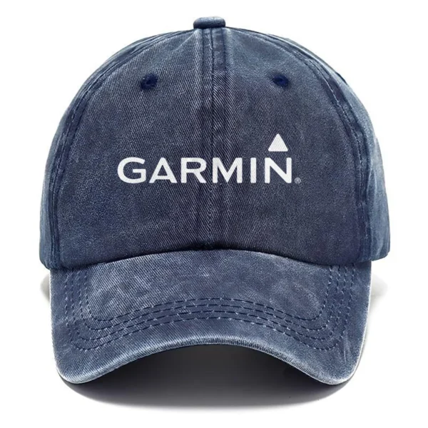 Garmin Fishing AU Exclusive Logo Washed Cotton Baseball Cap - Printed With Box HOFS070525AU1GA - Navy