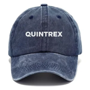 Quintrex Fishing AU Exclusive Logo Washed Cotton Baseball Cap - Printed With Box HOFS070525AU1QTX - Navy