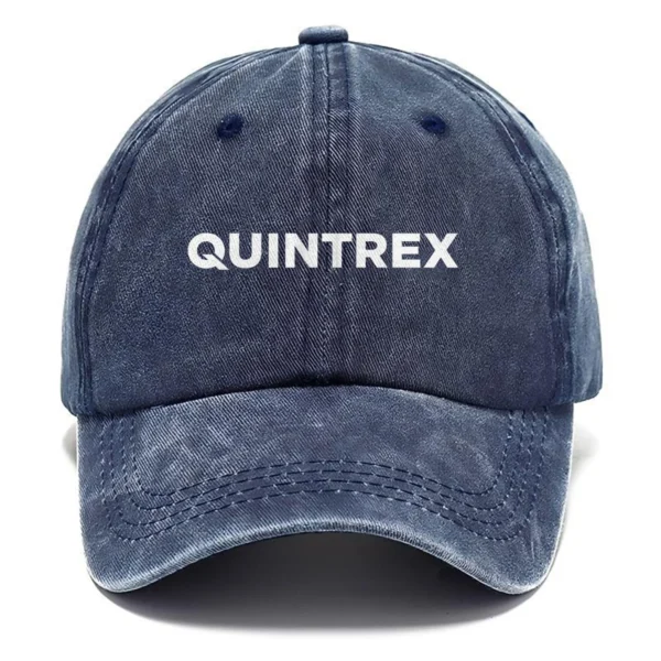 Quintrex Fishing AU Exclusive Logo Washed Cotton Baseball Cap - Printed With Box HOFS070525AU1QTX - Navy