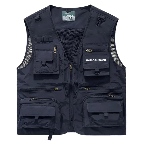 Bar Crusher Fishing AU Exclusive Logo Quick Drying Vest HOFS150525A02BCR - Navy