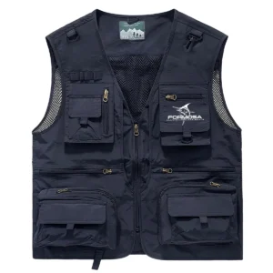 Formosa Marine Fishing AU Exclusive Logo Quick Drying Vest HOFS150525A02FOM - Navy