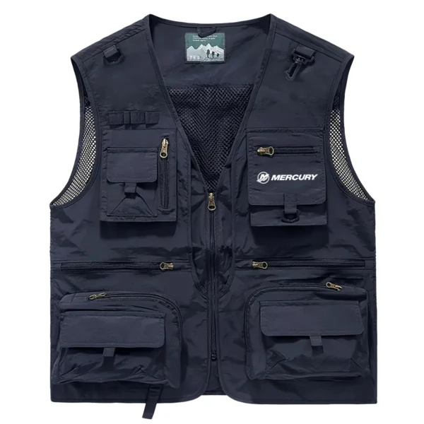 Mercury Marine Fishing AU Exclusive Logo Quick Drying Vest HOFS150525A02MCM - Navy