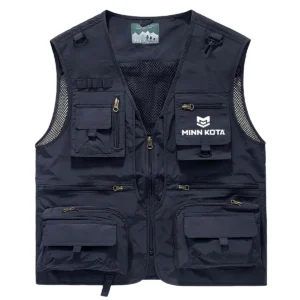 Minn Kota Fishing AU Exclusive Logo Quick Drying Vest HOFS150525A02MNK - Navy