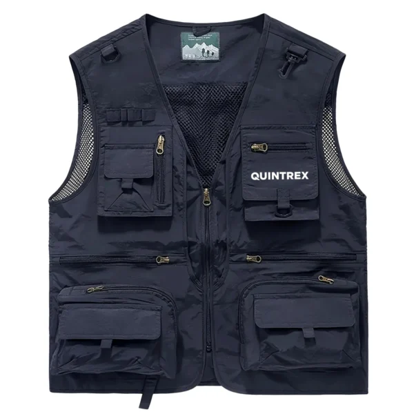Quintrex Fishing AU Exclusive Logo Quick Drying Vest HOFS150525A02QTX - Navy