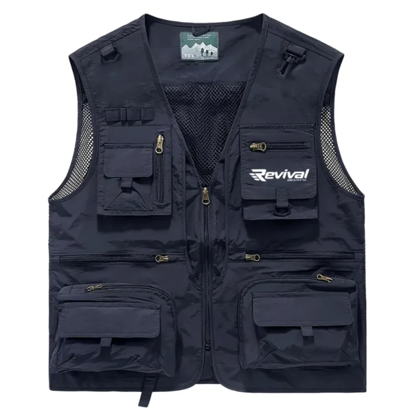 Revival Boats Fishing AU Exclusive Logo Quick Drying Vest HOFS150525A02RVB - Navy