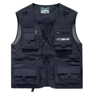 Sea Jay Fishing AU Exclusive Logo Quick Drying Vest HOFS150525A02SJB - Navy