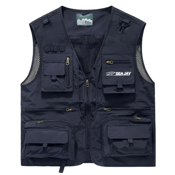 Sea Jay Fishing AU Exclusive Logo Quick Drying Vest HOFS150525A02SJB - Navy
