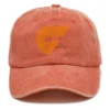 GWS Giants AFL Exclusive Logo Washed Cotton Baseball Cap - Printed With Box HOAFL100525BC01GWS - Orange