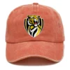 Richmond Tigers AFL Exclusive Logo Washed Cotton Baseball Cap - Printed With Box HOAFL100525BC01RICH - Orange