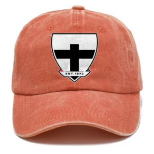 St Kilda Saints AFL Exclusive Logo Washed Cotton Baseball Cap - Printed With Box HOAFL100525BC01STK - Orange