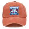 Western Bulldogs AFL Exclusive Logo Washed Cotton Baseball Cap - Printed With Box HOAFL100525BC01WB - Orange