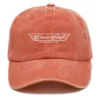 CruiseCraft Fishing AU Exclusive Logo Washed Cotton Baseball Cap - Printed With Box HOFS070525AU1CCB - Orange