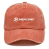 Mercury Marine Fishing AU Exclusive Logo Washed Cotton Baseball Cap - Printed With Box HOFS070525AU1MCM - Orange