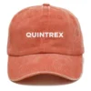 Quintrex Fishing AU Exclusive Logo Washed Cotton Baseball Cap - Printed With Box HOFS070525AU1QTX - Orange