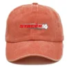 Stacer Fishing AU Exclusive Logo Washed Cotton Baseball Cap - Printed With Box HOFS070525AU1STC - Orange