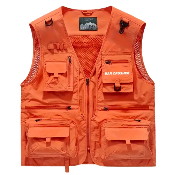 Bar Crusher Fishing AU Exclusive Logo Quick Drying Vest HOFS150525A02BCR - Orange