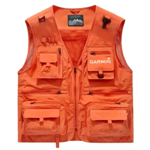 Garmin Fishing AU Exclusive Logo Quick Drying Vest HOFS150525A02GA - Orange