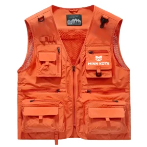 Minn Kota Fishing AU Exclusive Logo Quick Drying Vest HOFS150525A02MNK - Orange