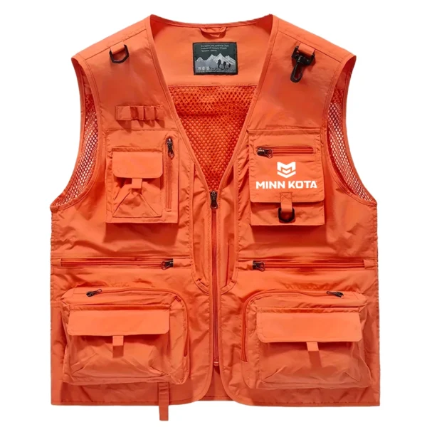 Minn Kota Fishing AU Exclusive Logo Quick Drying Vest HOFS150525A02MNK - Orange