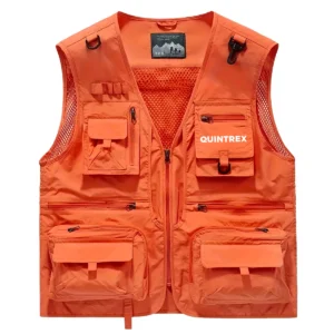 Quintrex Fishing AU Exclusive Logo Quick Drying Vest HOFS150525A02QTX - Orange