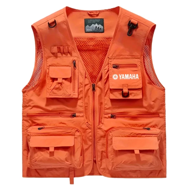 Yamaha Marine Fishing AU Exclusive Logo Quick Drying Vest HOFS150525A02YMM - Orange