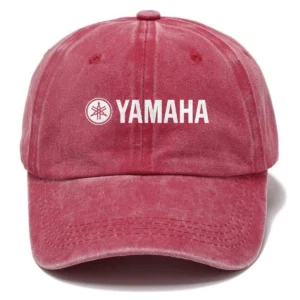 Yamaha Marine Fishing AU Exclusive Logo Washed Cotton Baseball Cap - Printed With Box HOFS070525AU1YMM - Red