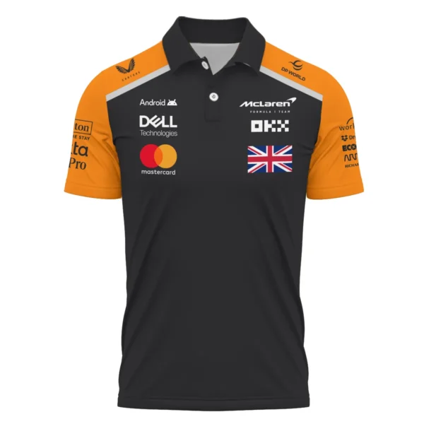 Lando Norris McLaren Formula One Exclusive Logo Polo Shirt BLF1290325A2MCLPL - Image 2