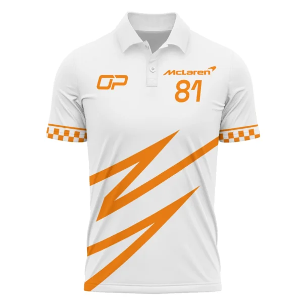 Oscar Piastri McLaren F1 Polo Shirt All Over Prints BLOP10425A4PL - Image 2