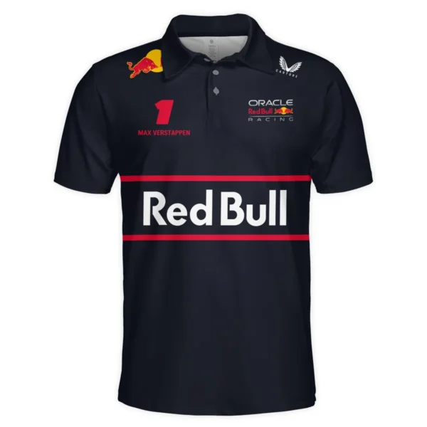 Red Bull Racing F1 Polo Shirt All Over Prints BLRBR10525A1PL - Image 2